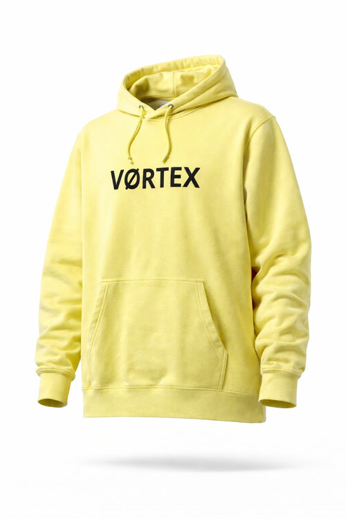 Sudadera capucha amarilla VØRTEX – CLASSIC